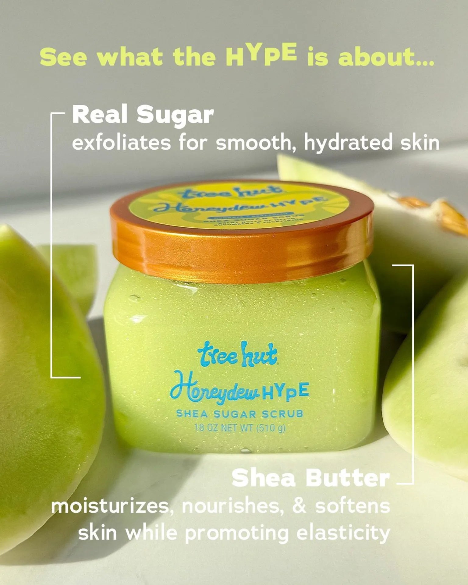 Honeydew Hype Shea Sugar Scrub - Image 7